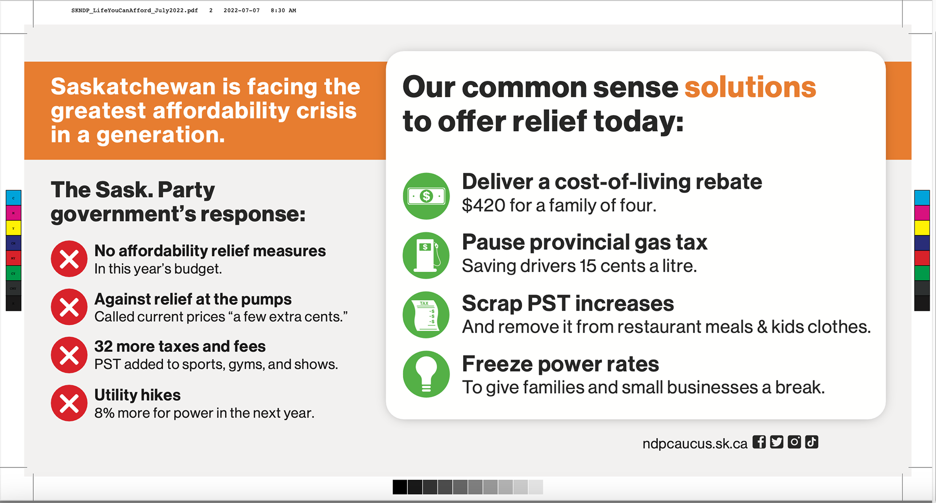 Opposition Mailer Side B