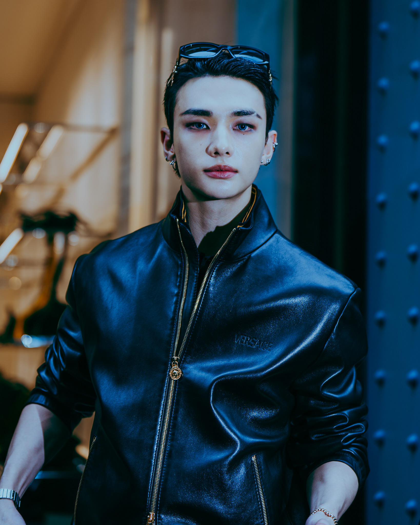 Hyunjin at Versace