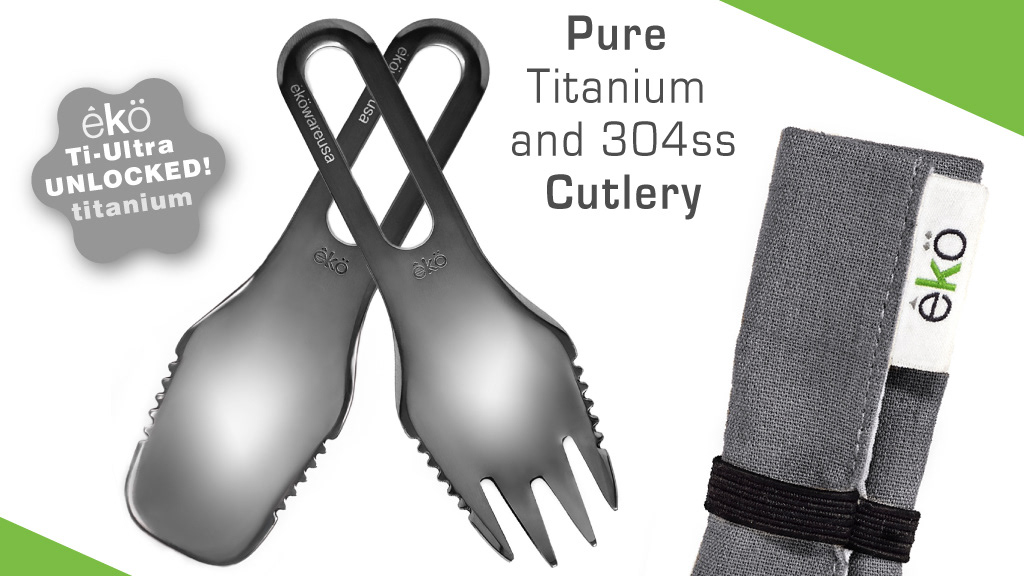 Ti-Ultra êkö Cutlery Kit (Titanium)