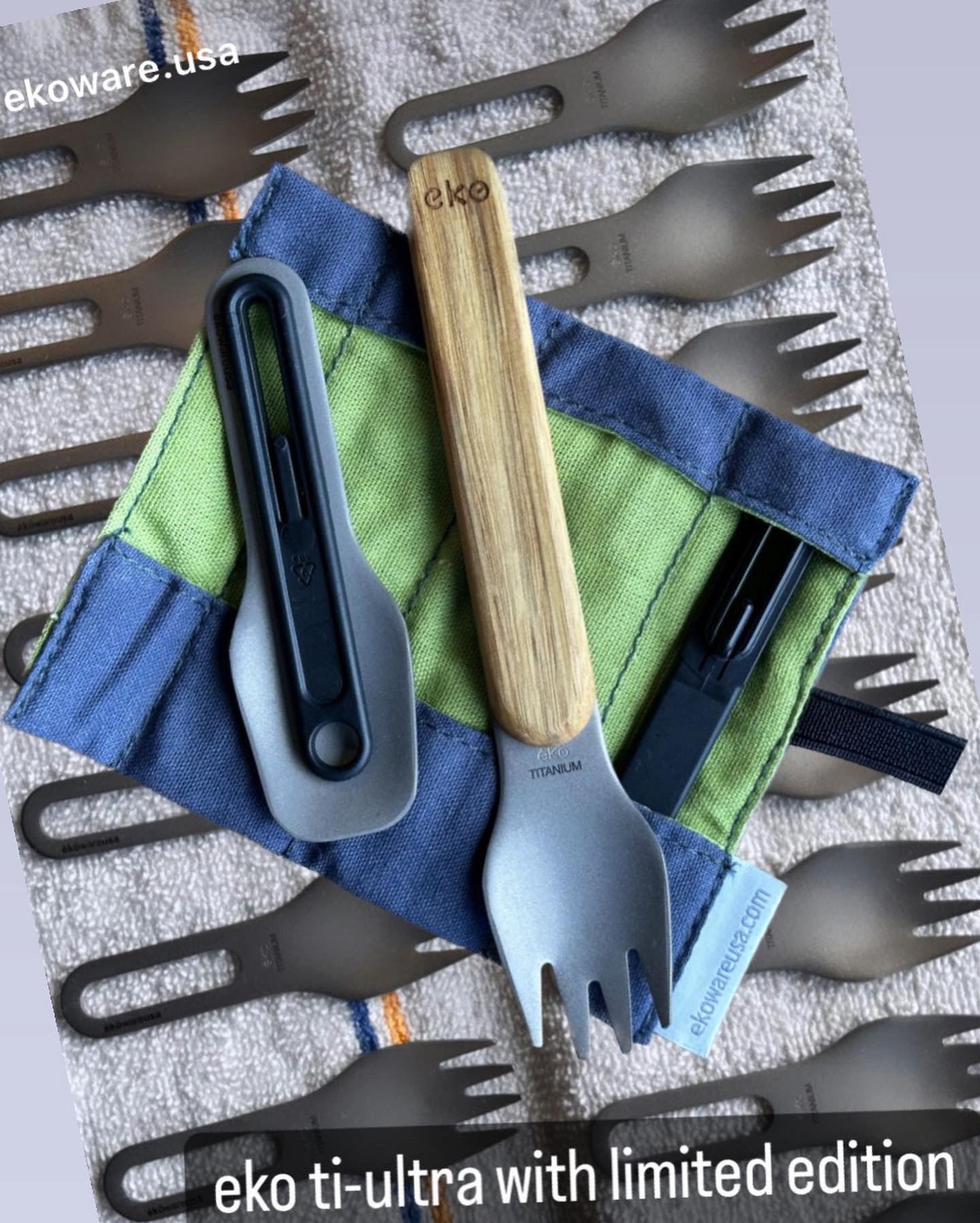 EKO Titaniums with Wood Handle