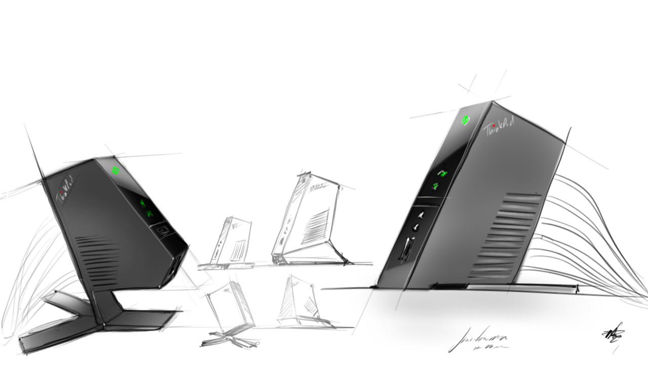 ThinkPad USB Port Rep ID Sketches