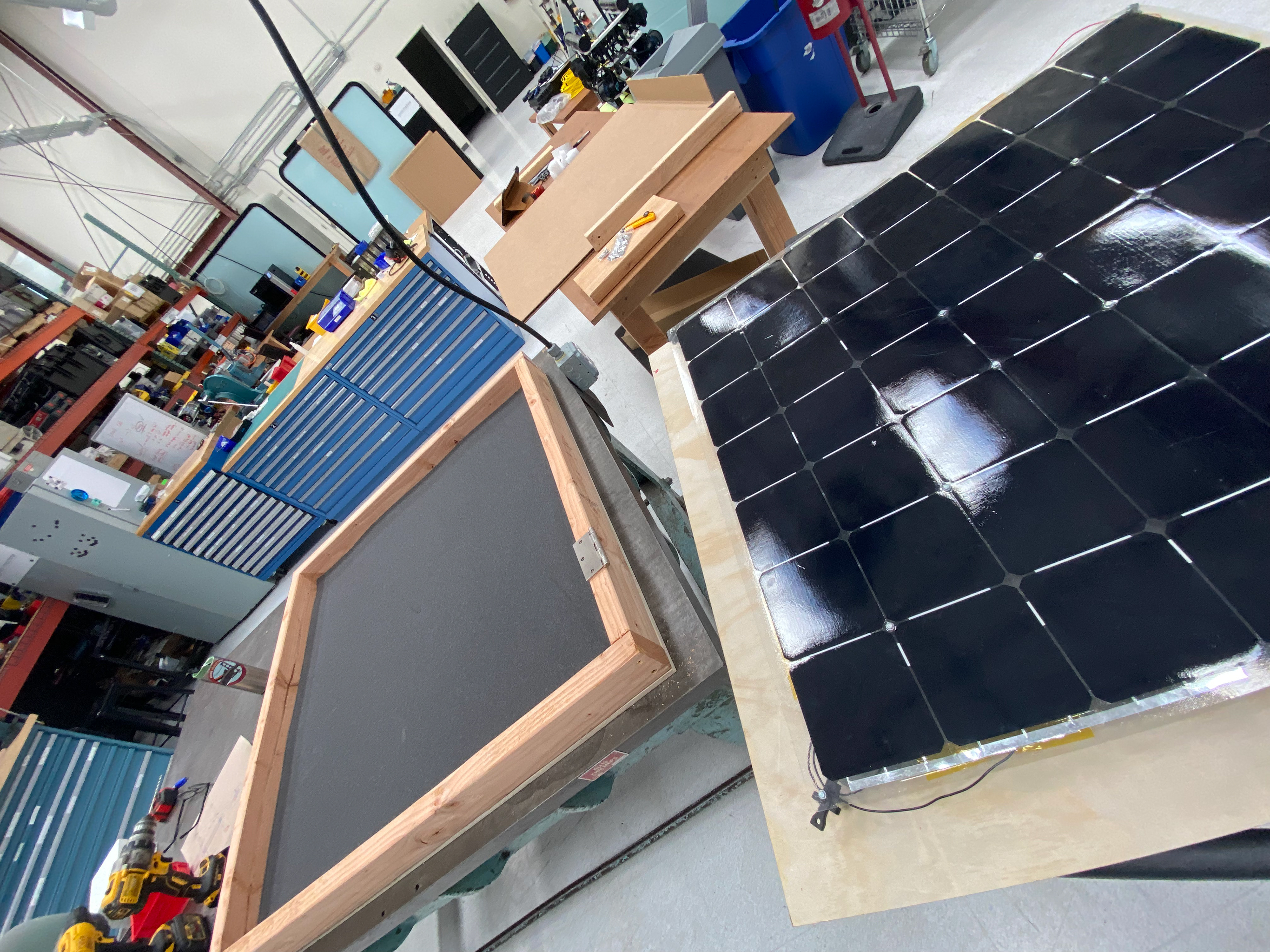 Fabricated custom crates for Good Machine builds