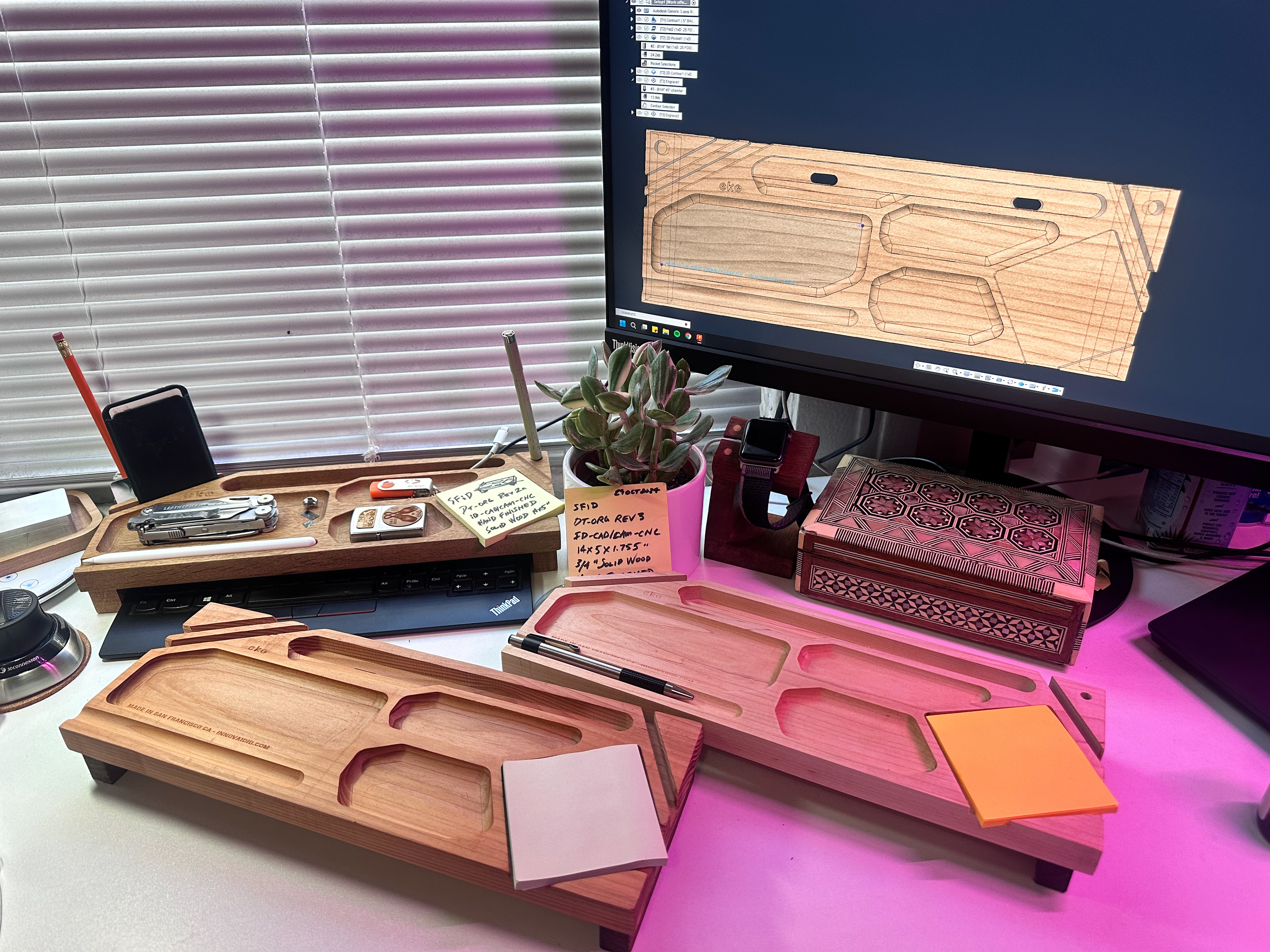 Custom SFID Desktop Organizer