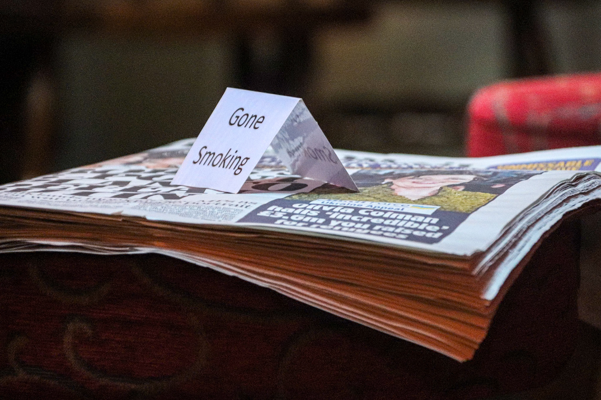 065/365 Gone smoking