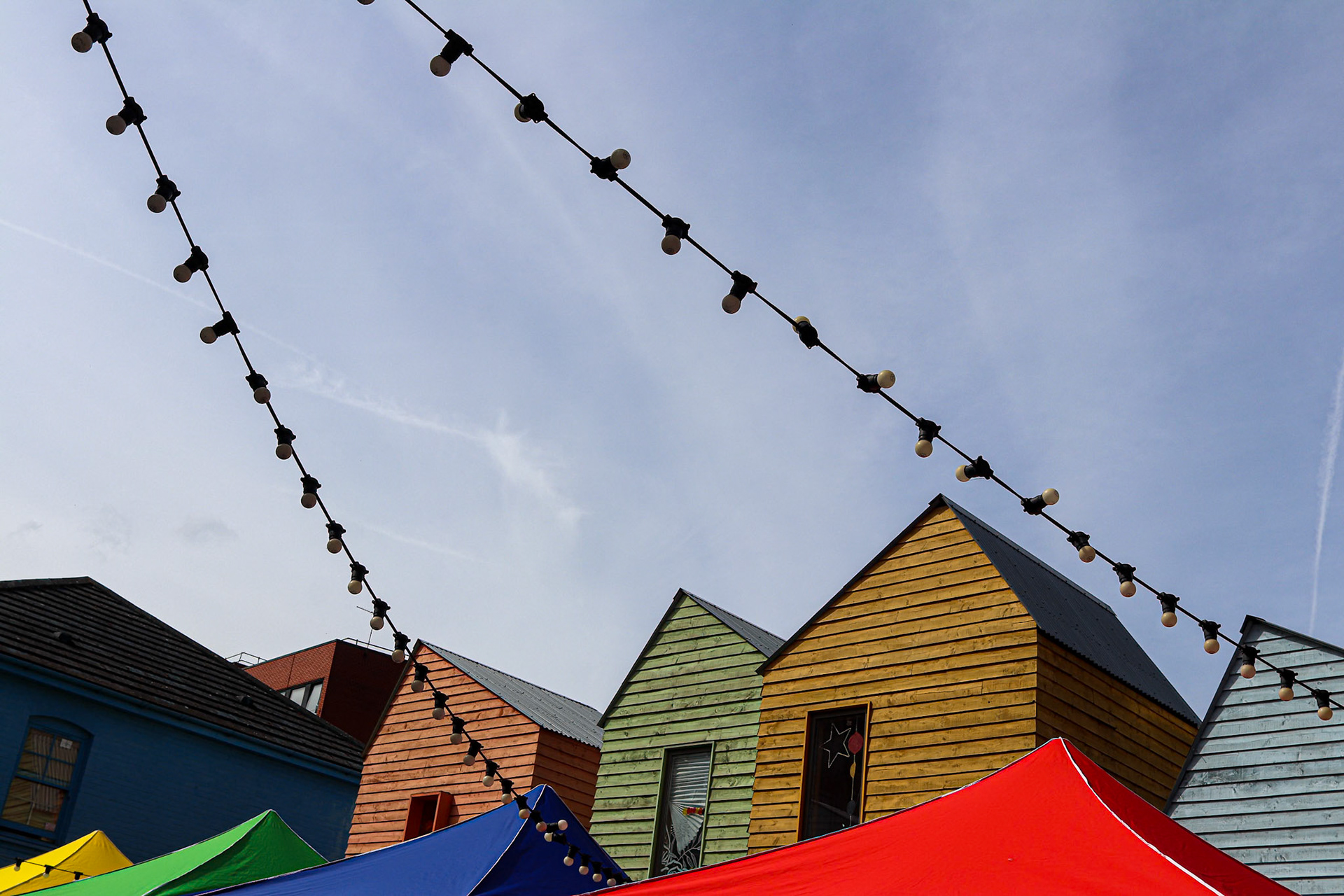 100/365 Blue skies at Blue House Yard