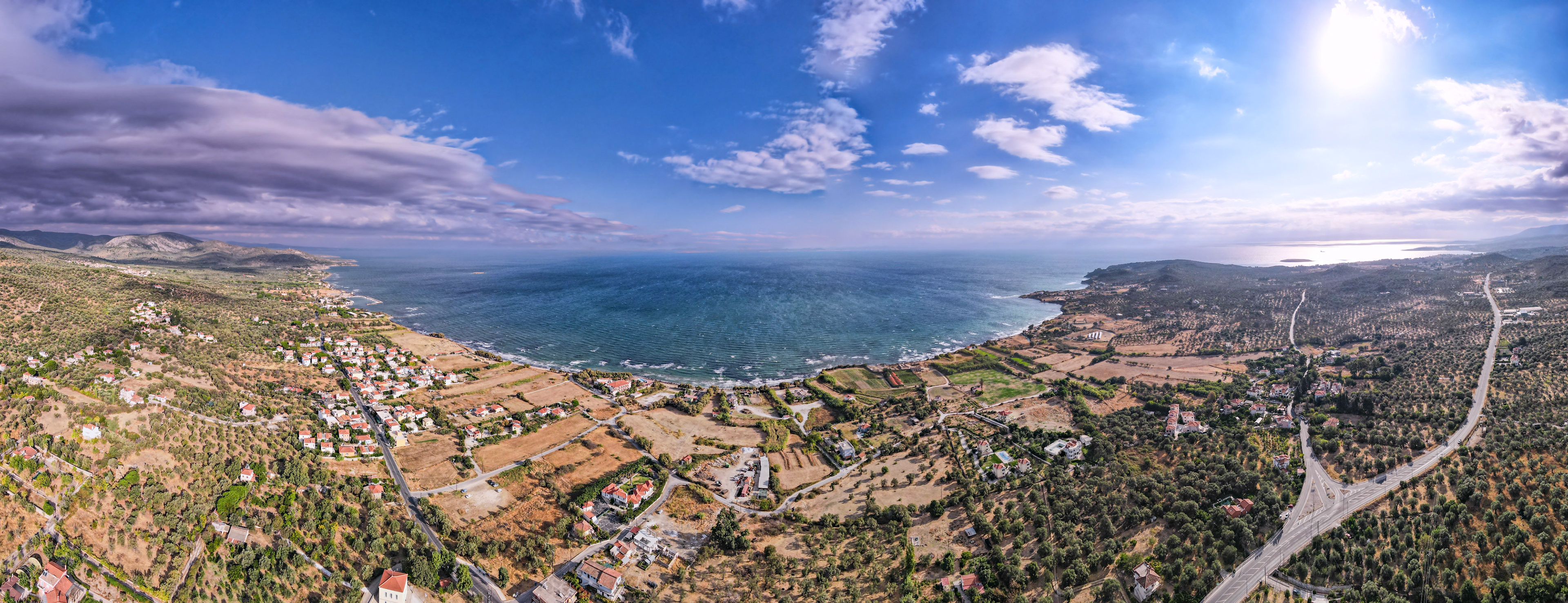 I opened the door,went out and just flew upwards… This was the view!  Taken with my DJI Mavic Air 2