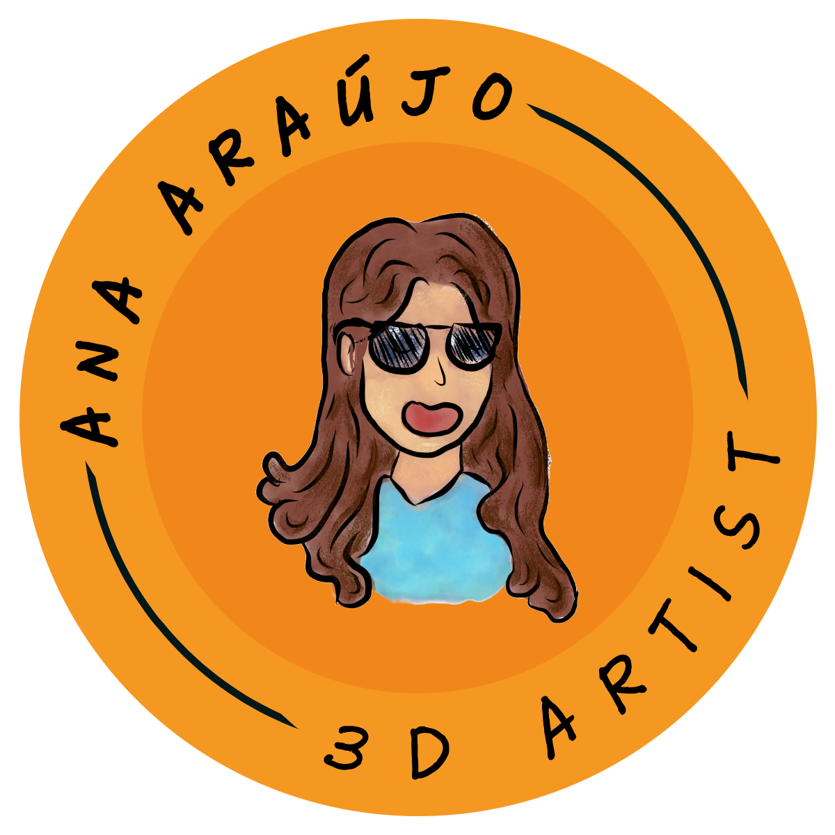 Logo Ana Araújo - 3D Artist