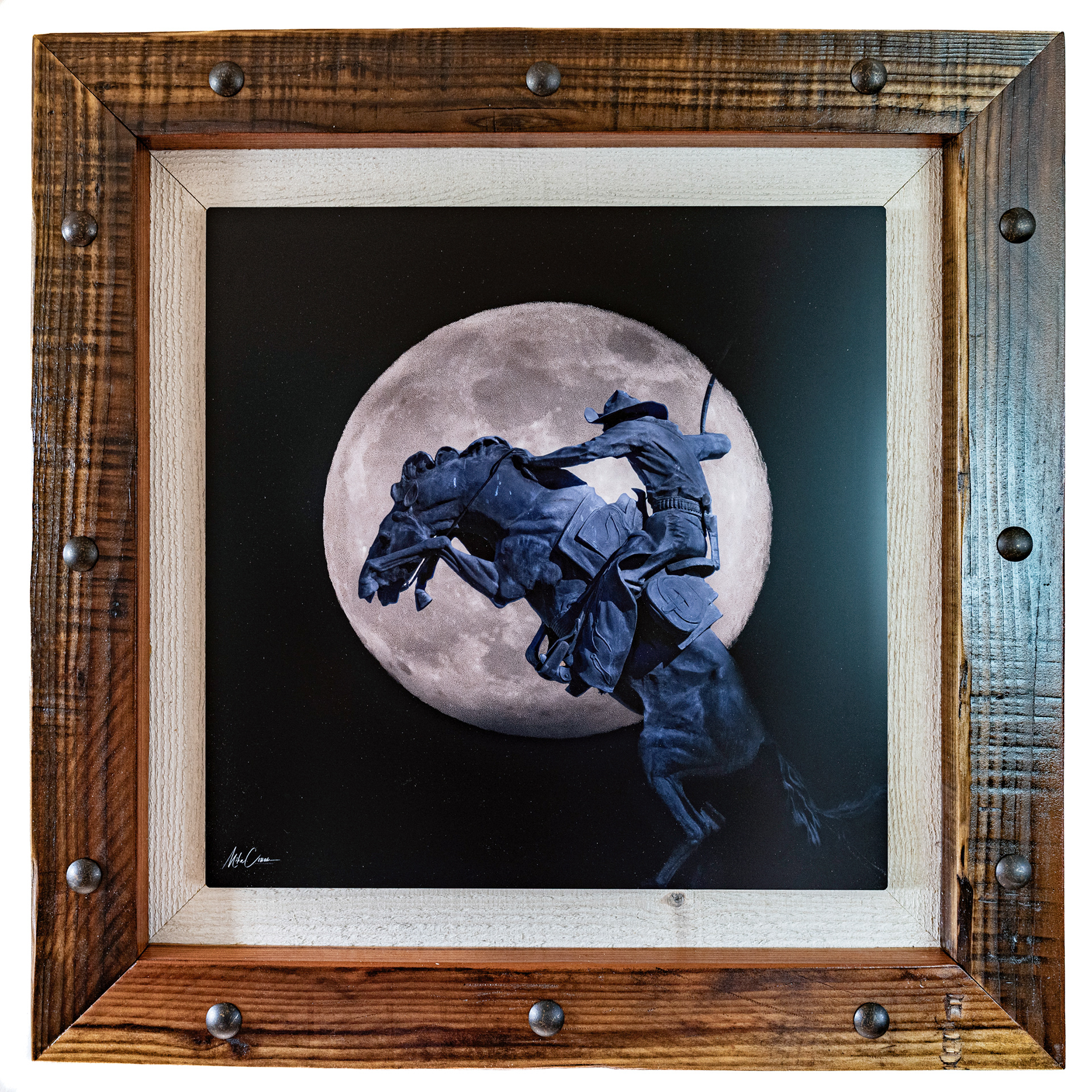 'Bronco Buster - Supermoon' - SOLD