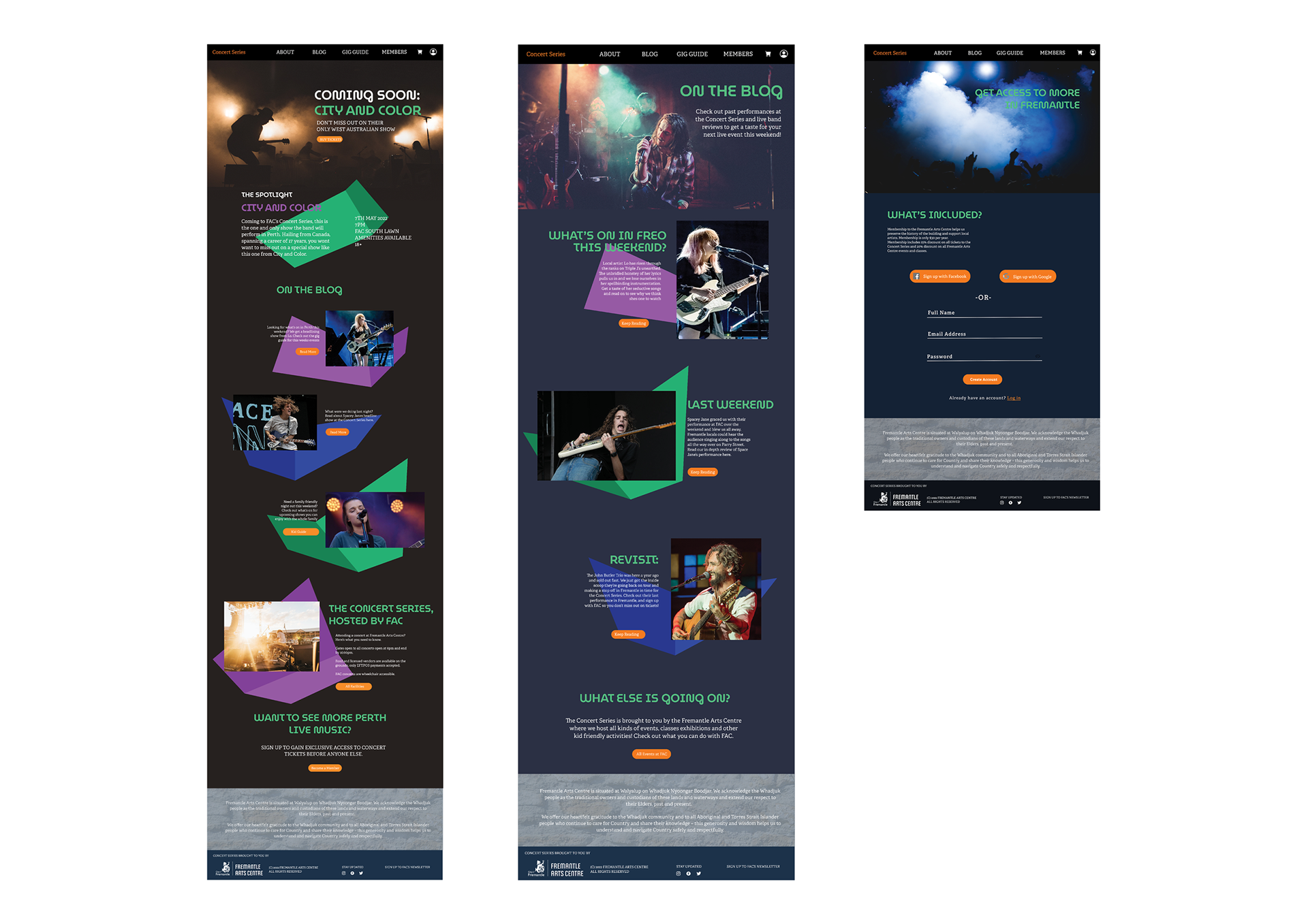 Finalised pages - complete page view