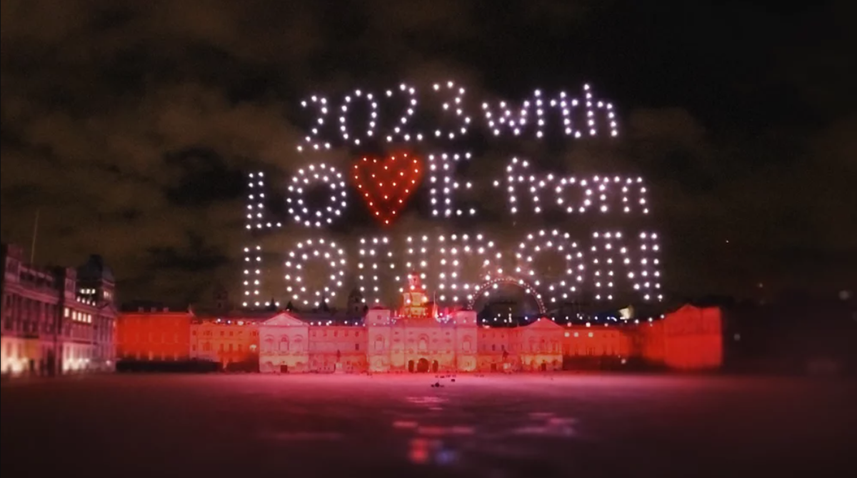 London New Years Eve Celebration 2023 - 'With Love from London' - Photo credit to respective owner(s)