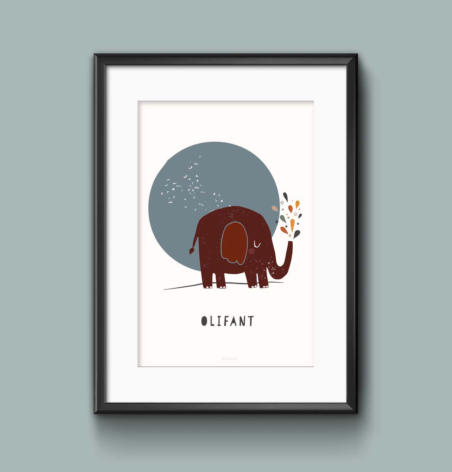 Poster 'Olifant'