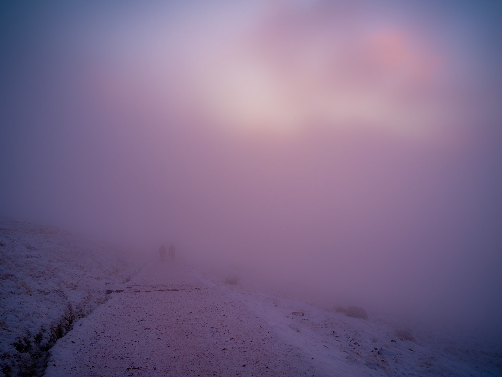 Sunset in the clouds