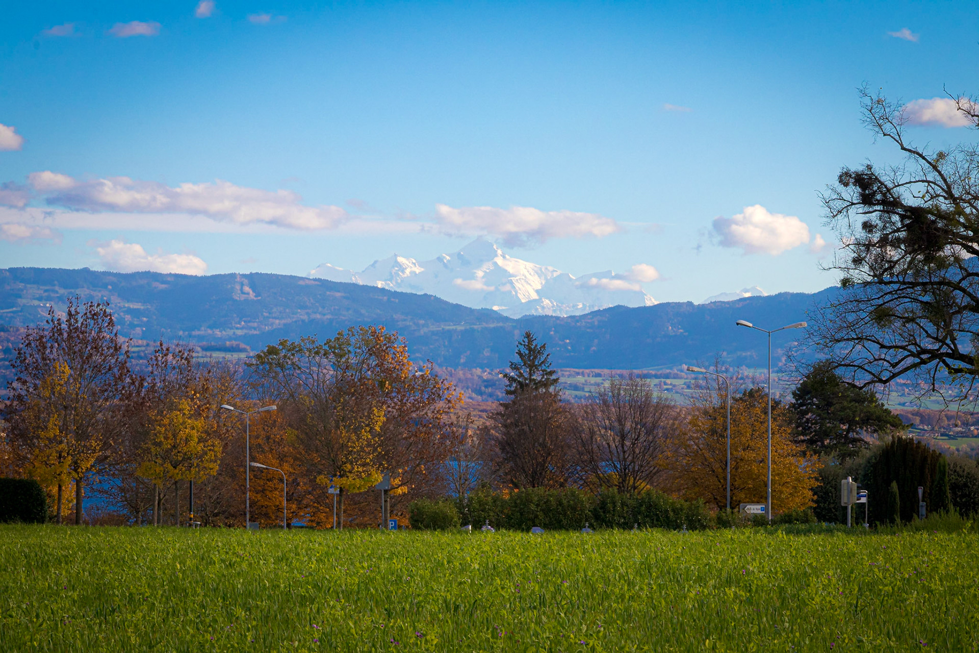 Le Mont Blanc depuis Boiron