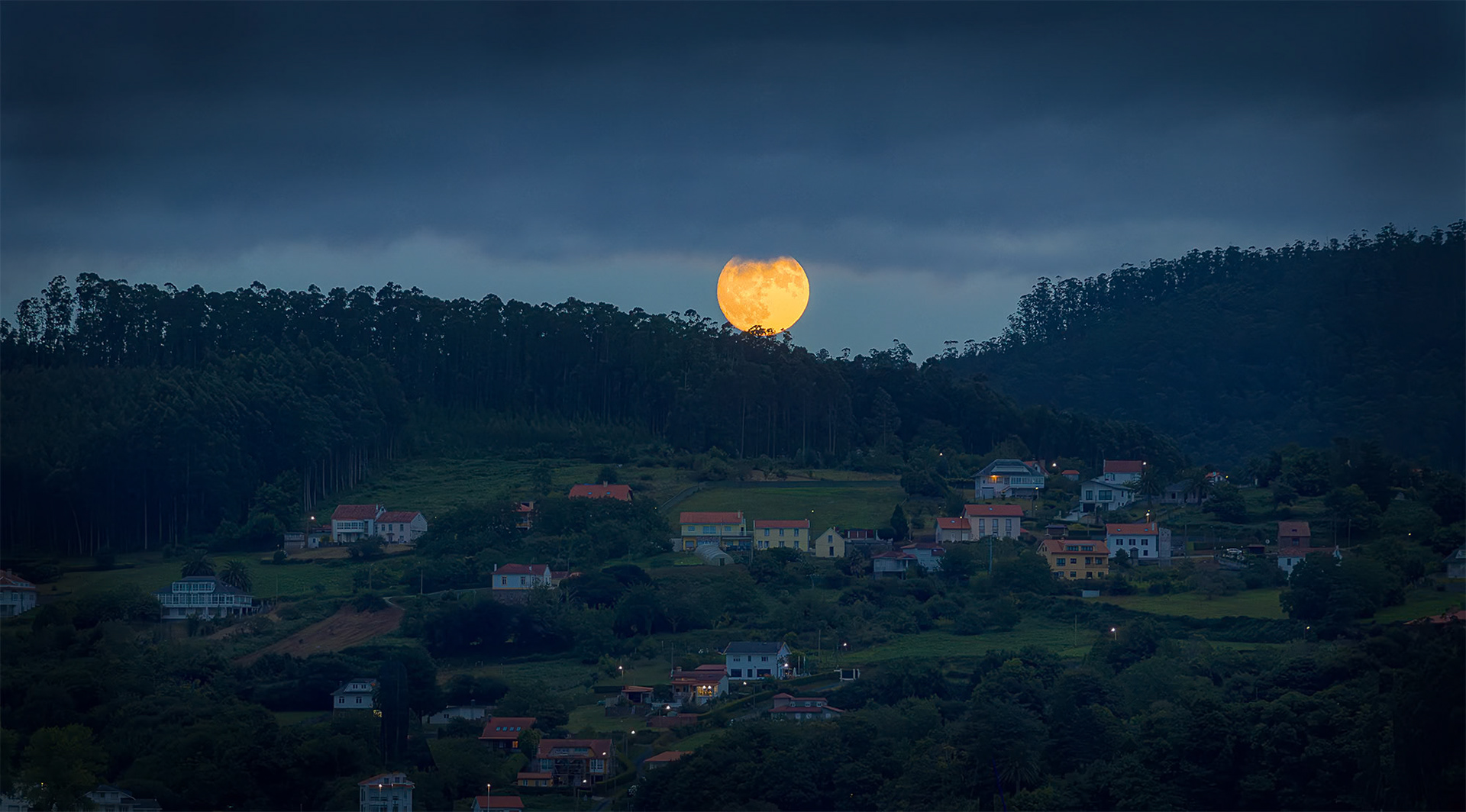 Luna llena en Cedeira