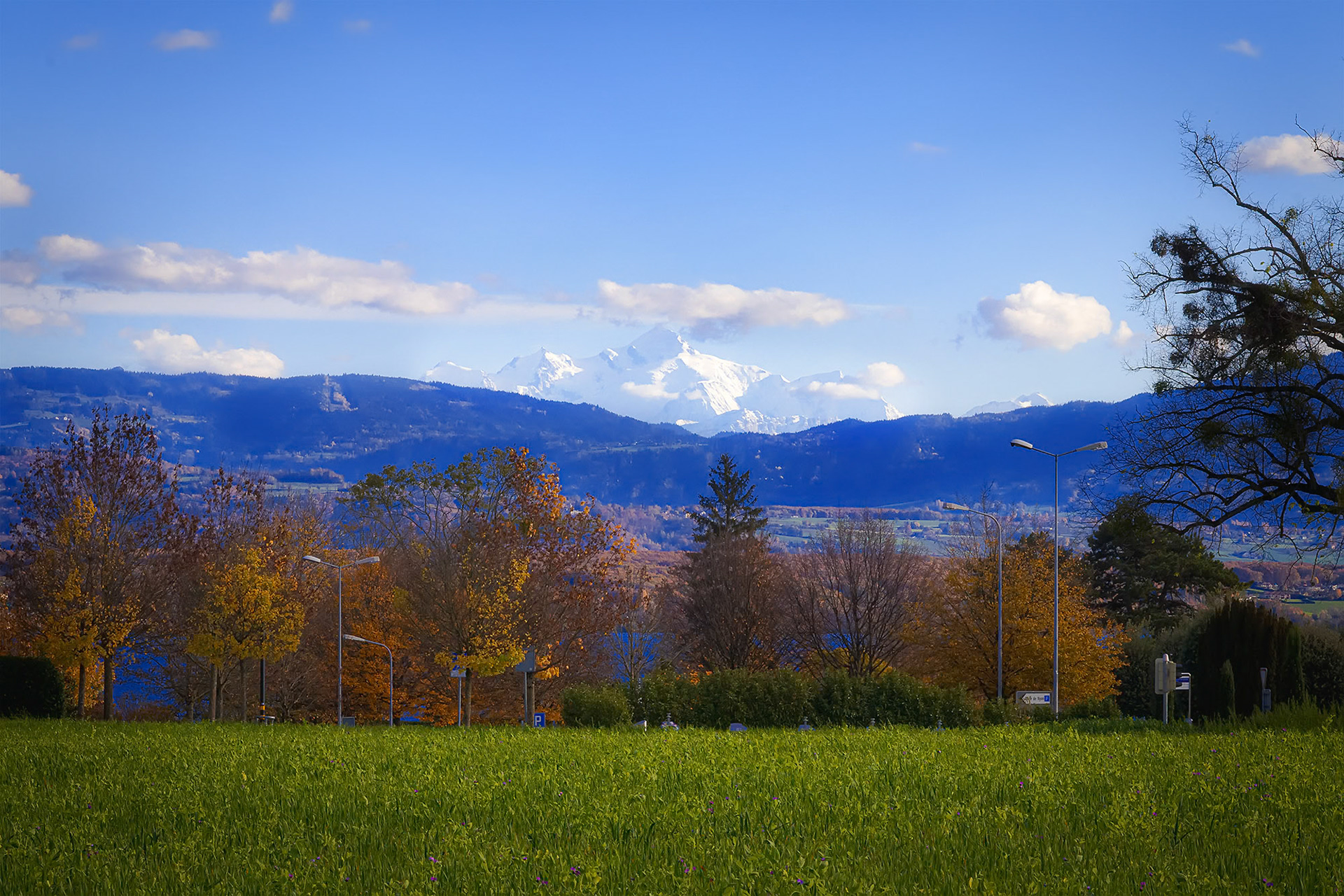 Le Mont Blanc depuis Boiron