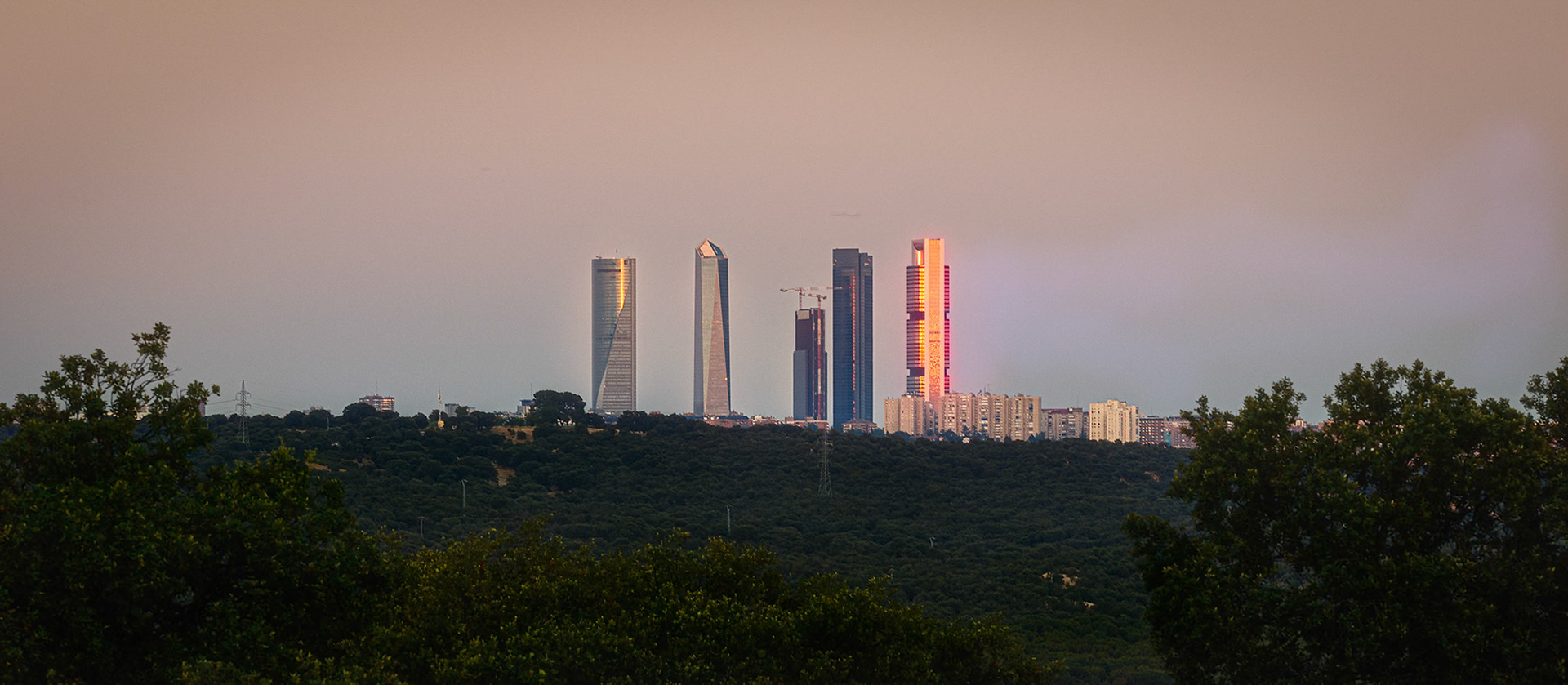 Las 4 torres desde El Pardo