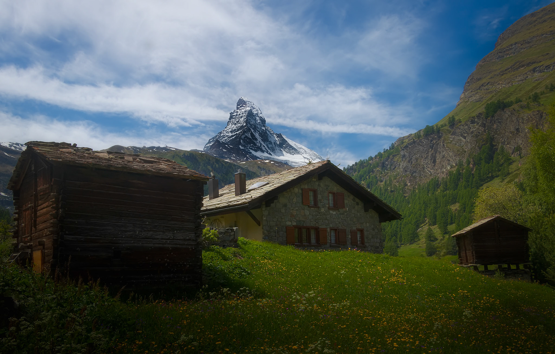 Le Cervin vu de Zermatt
