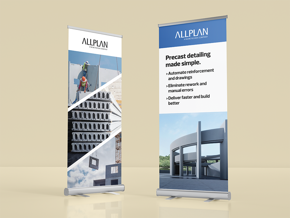 Precast Software Roll-Up Banner