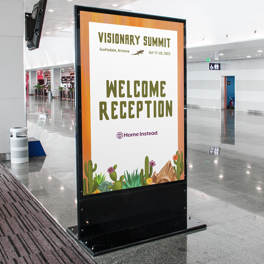 "Arid Paradise" Welcome Signage