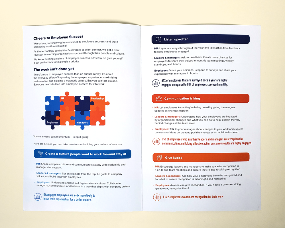 Employee Success Bifold - Inner Spread