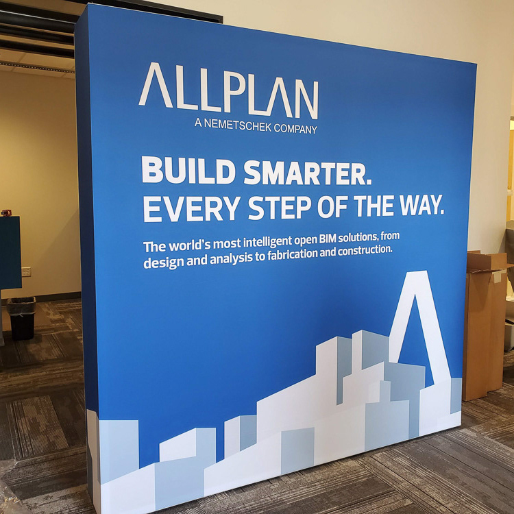 General ALLPLAN Trade Shown Backdrop - Main Piece