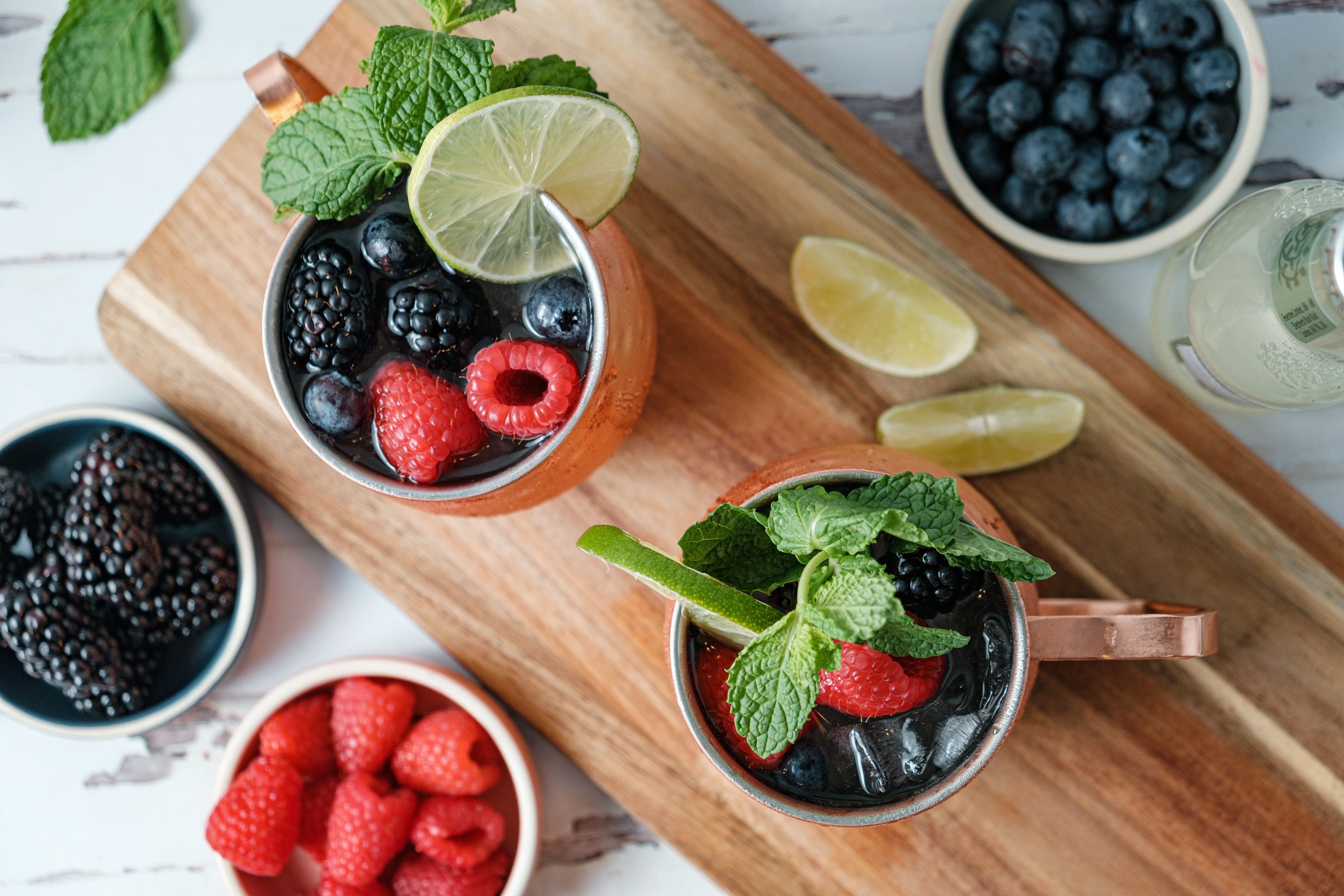 Pickled Berries Moscow Mule