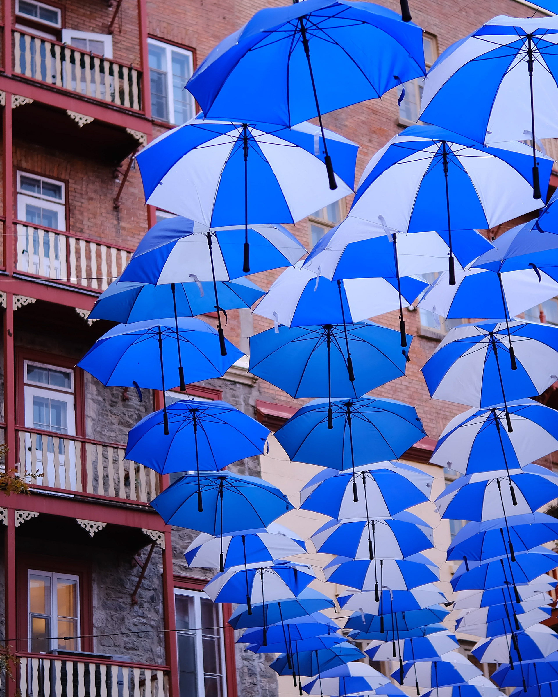 Petit Champlain Umbrellas, Old Quebec