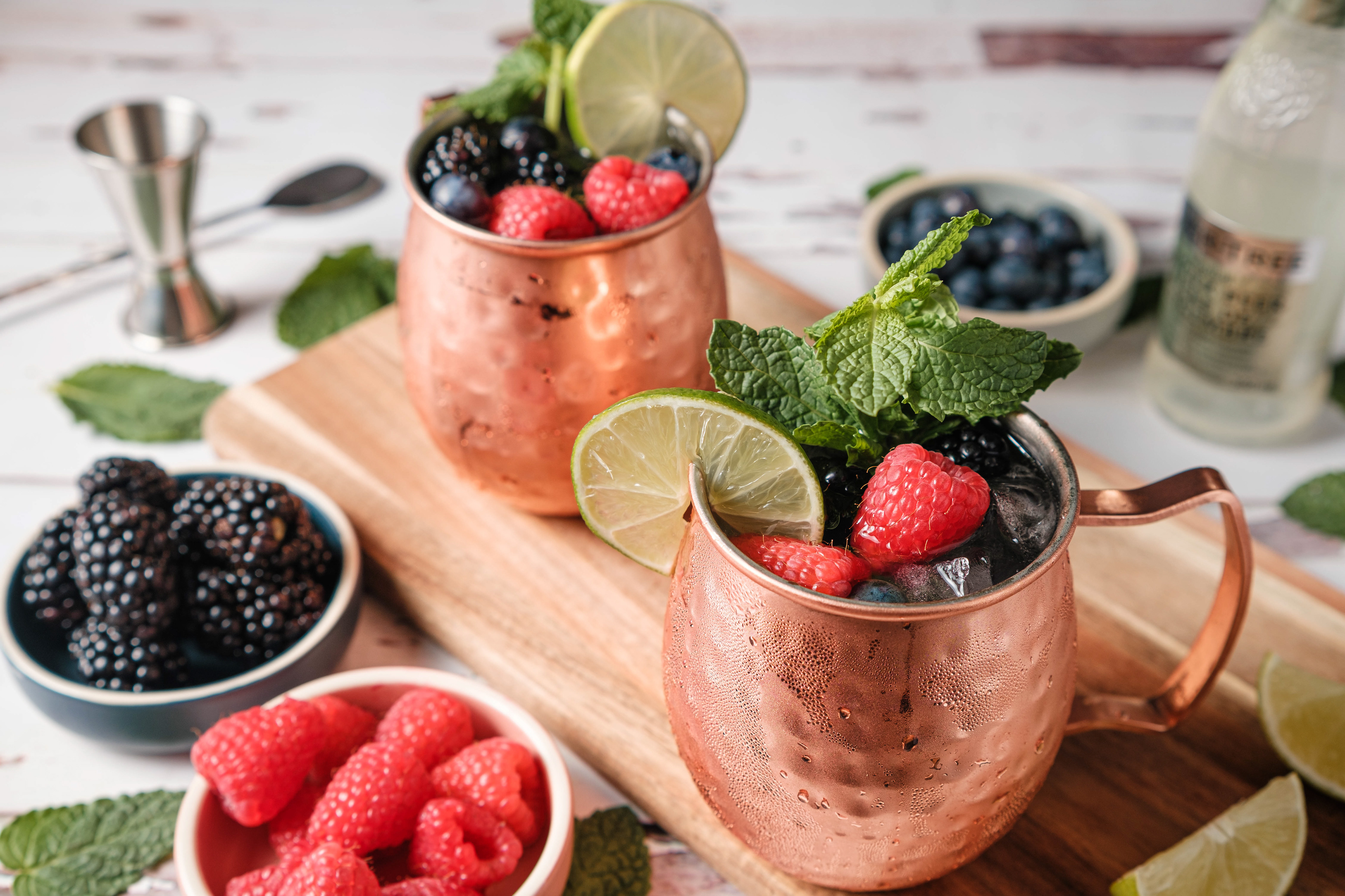 Pickled Berries Moscow Mule
