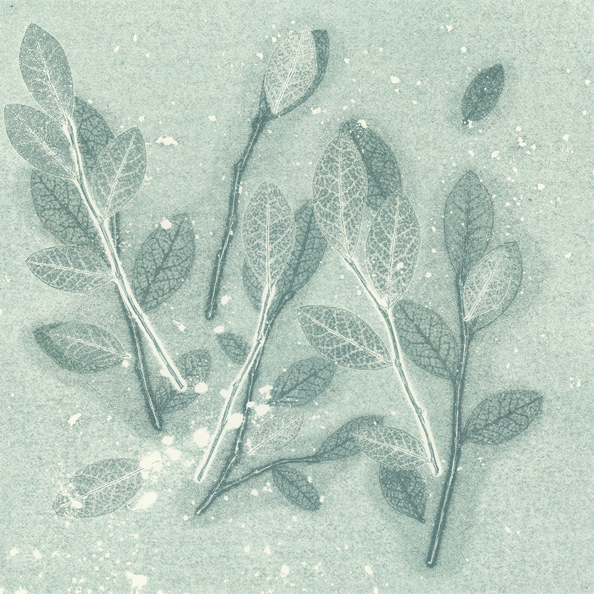 Huckleberry Leaves 2 - SOLD