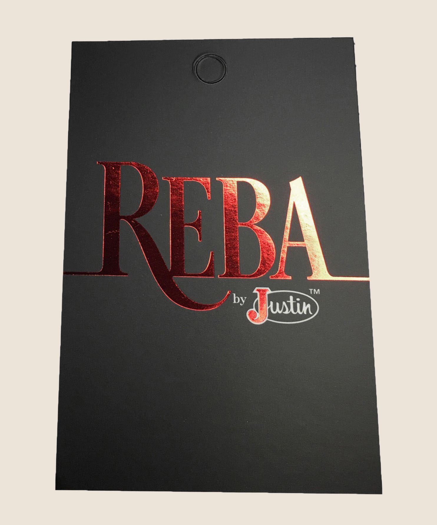 Reba by Justin Hangtag