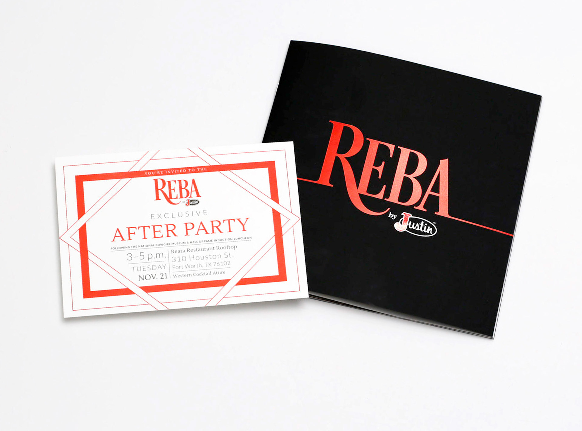 Reba By Justin Invitation 2