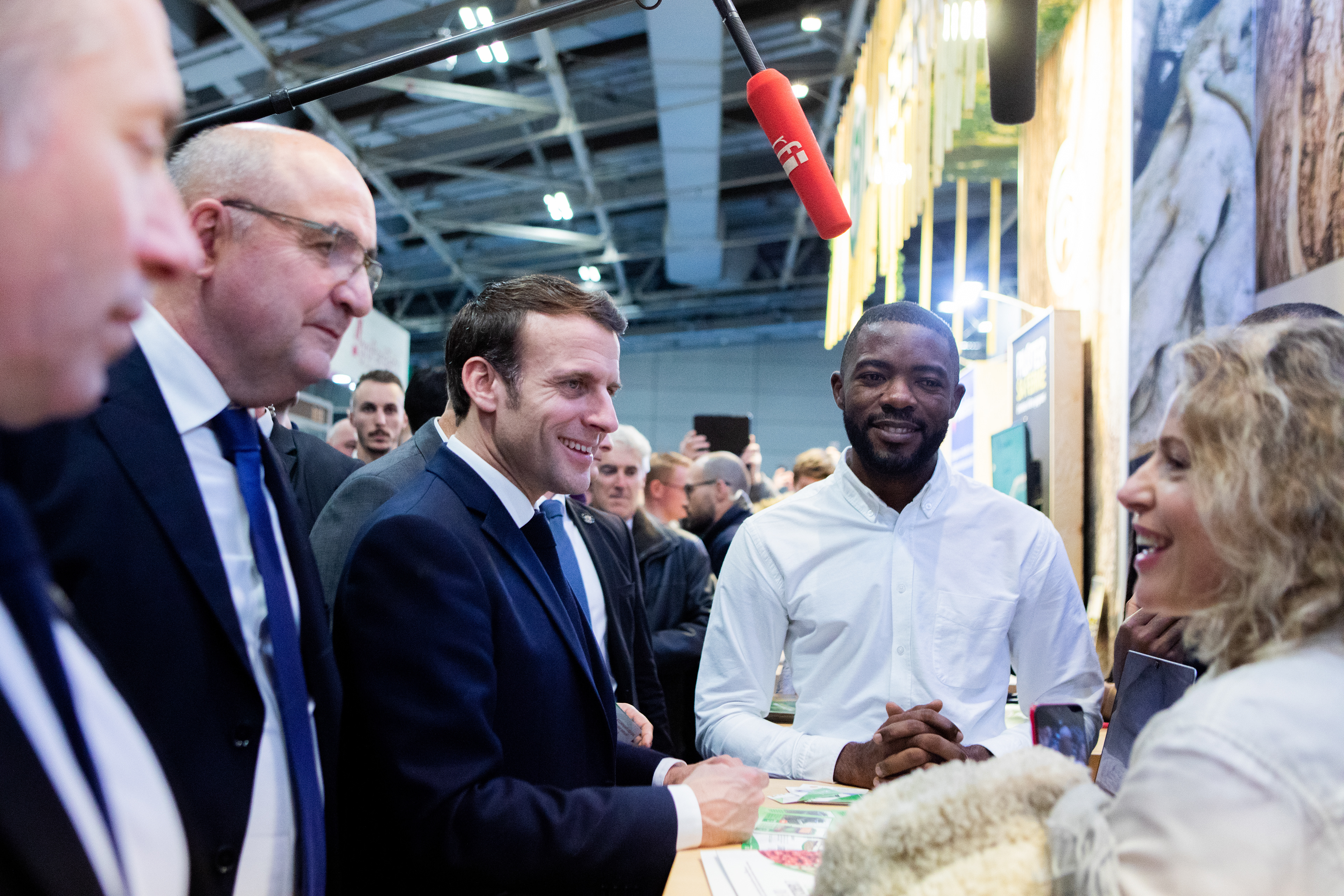 Salon de l'Agriculture avec Emmanuel Macron le 22/02/2020
