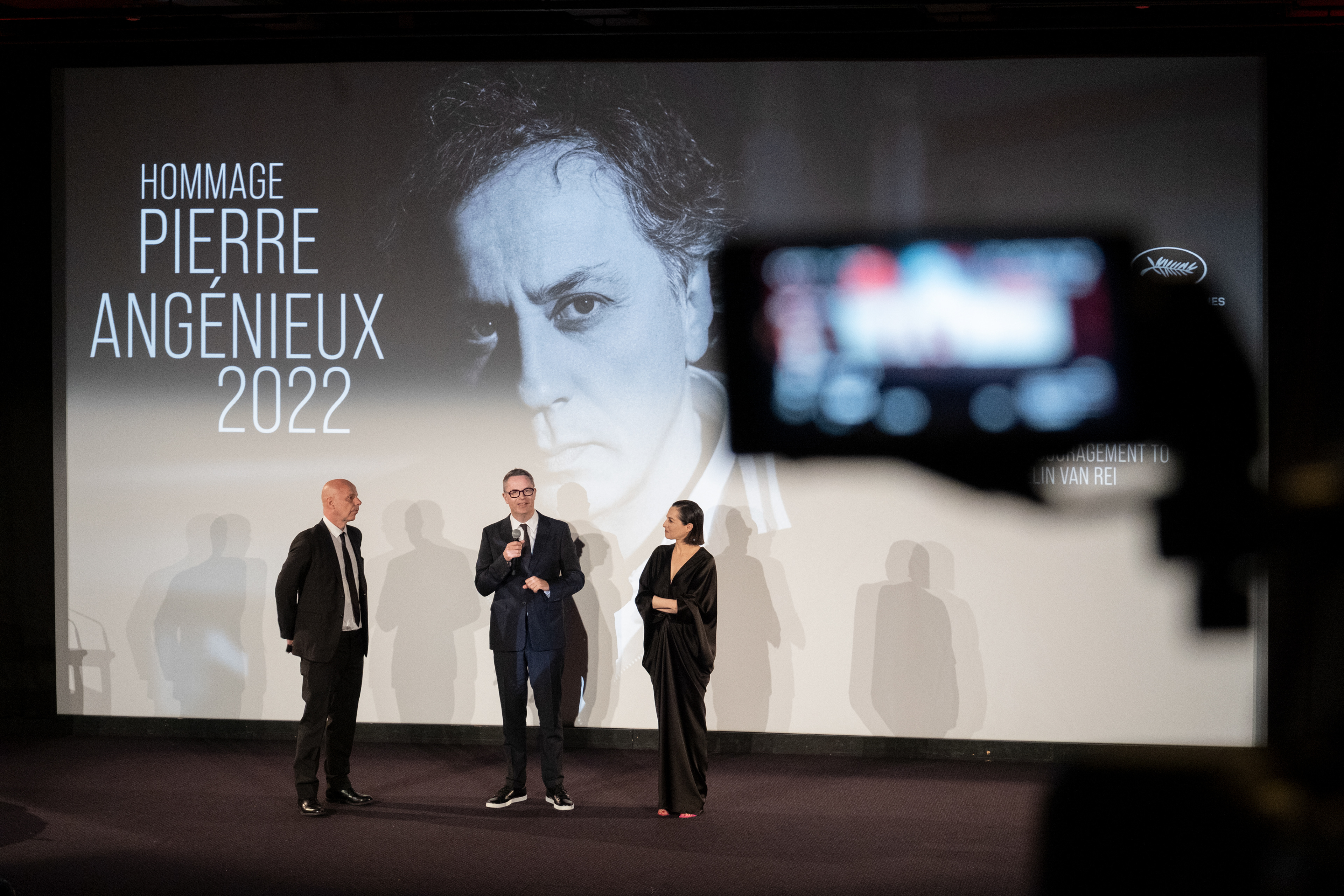 Lors de l'hommage Pierre Angénieux rendu au chef opérateur Darius Khondji