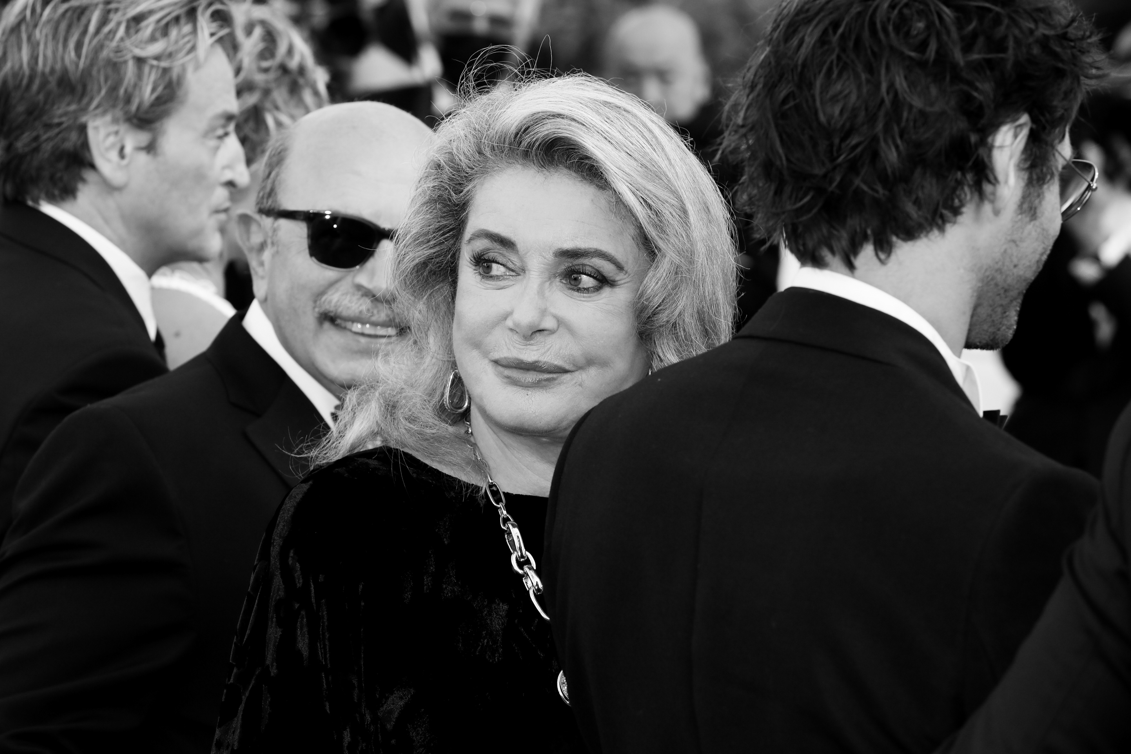 Catherine Deneuve sur le tapis rouge