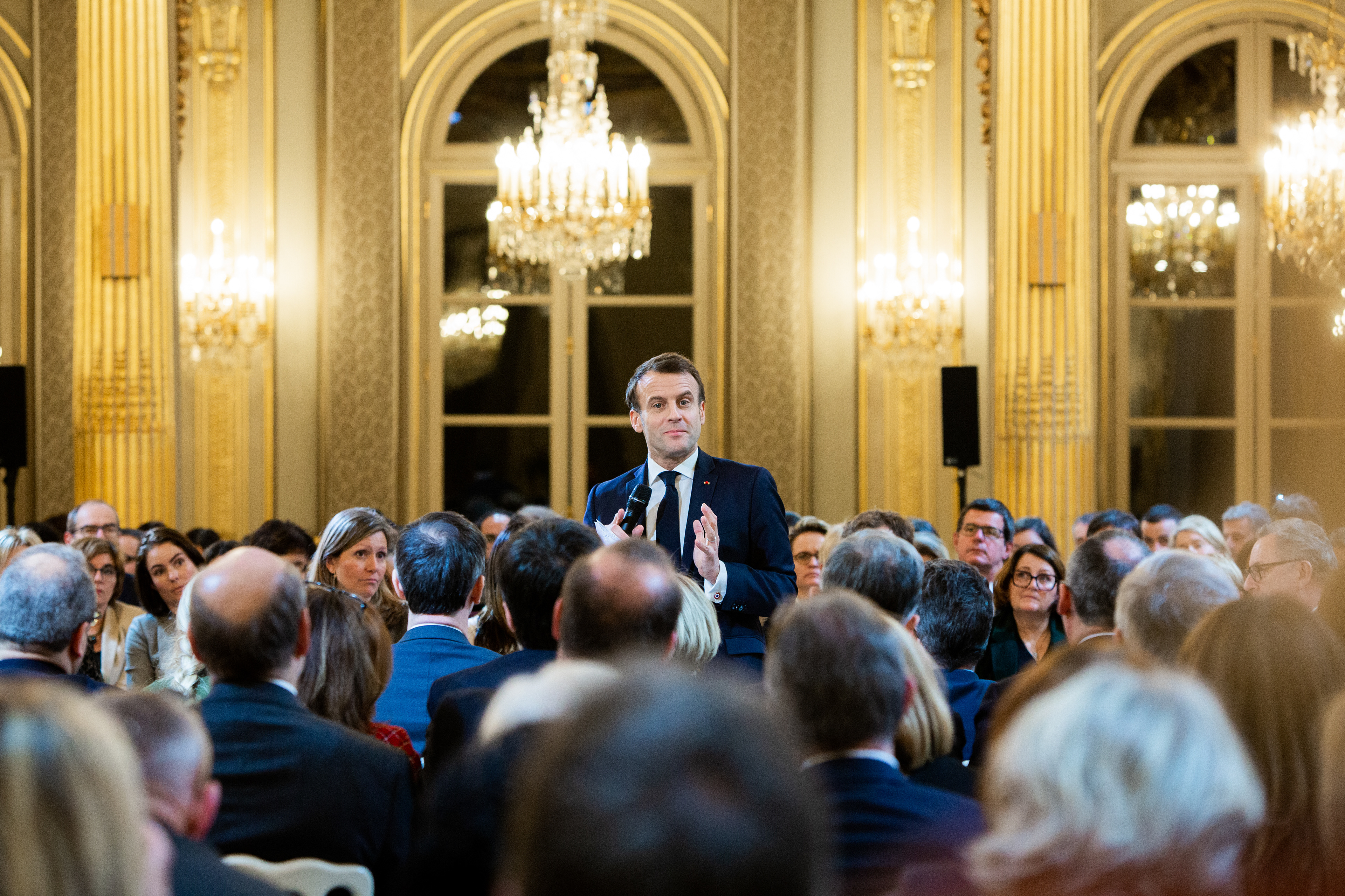 Emmanuel Macron le 11/02/2020