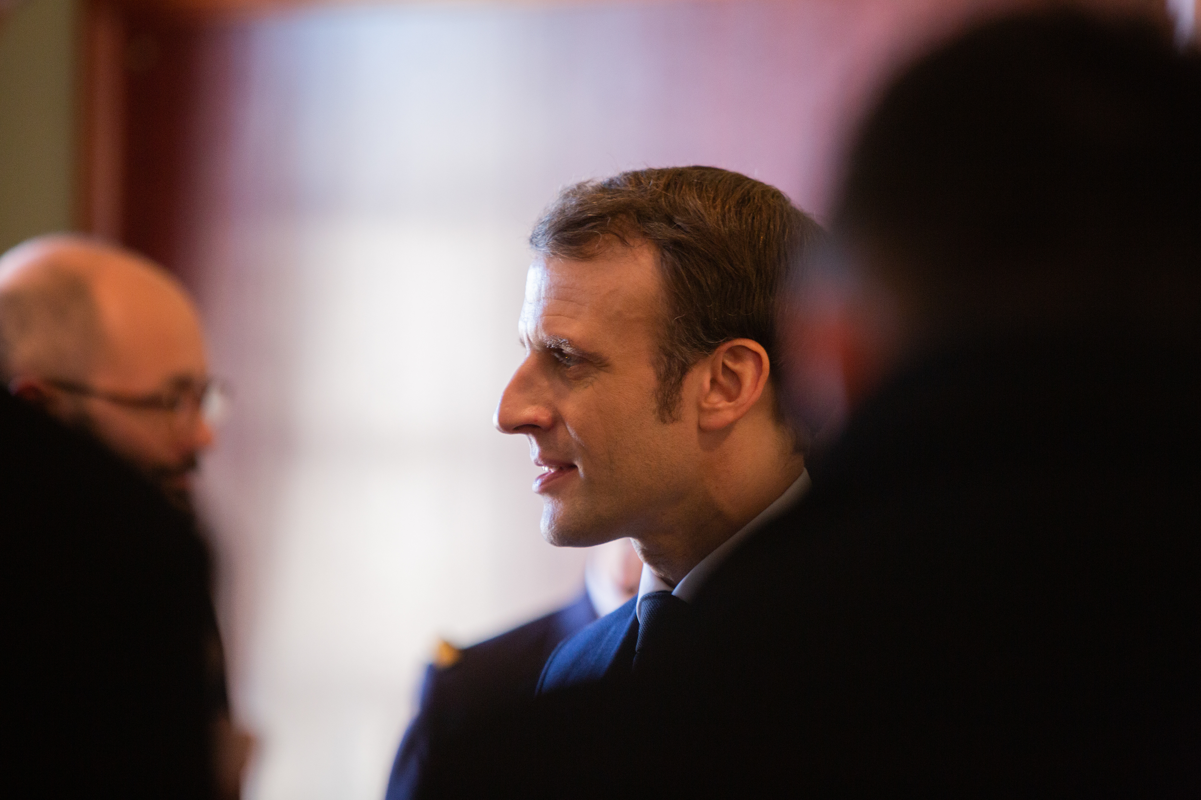 Emmanuel Macron à l'École Militaire Le 07/02/2020
