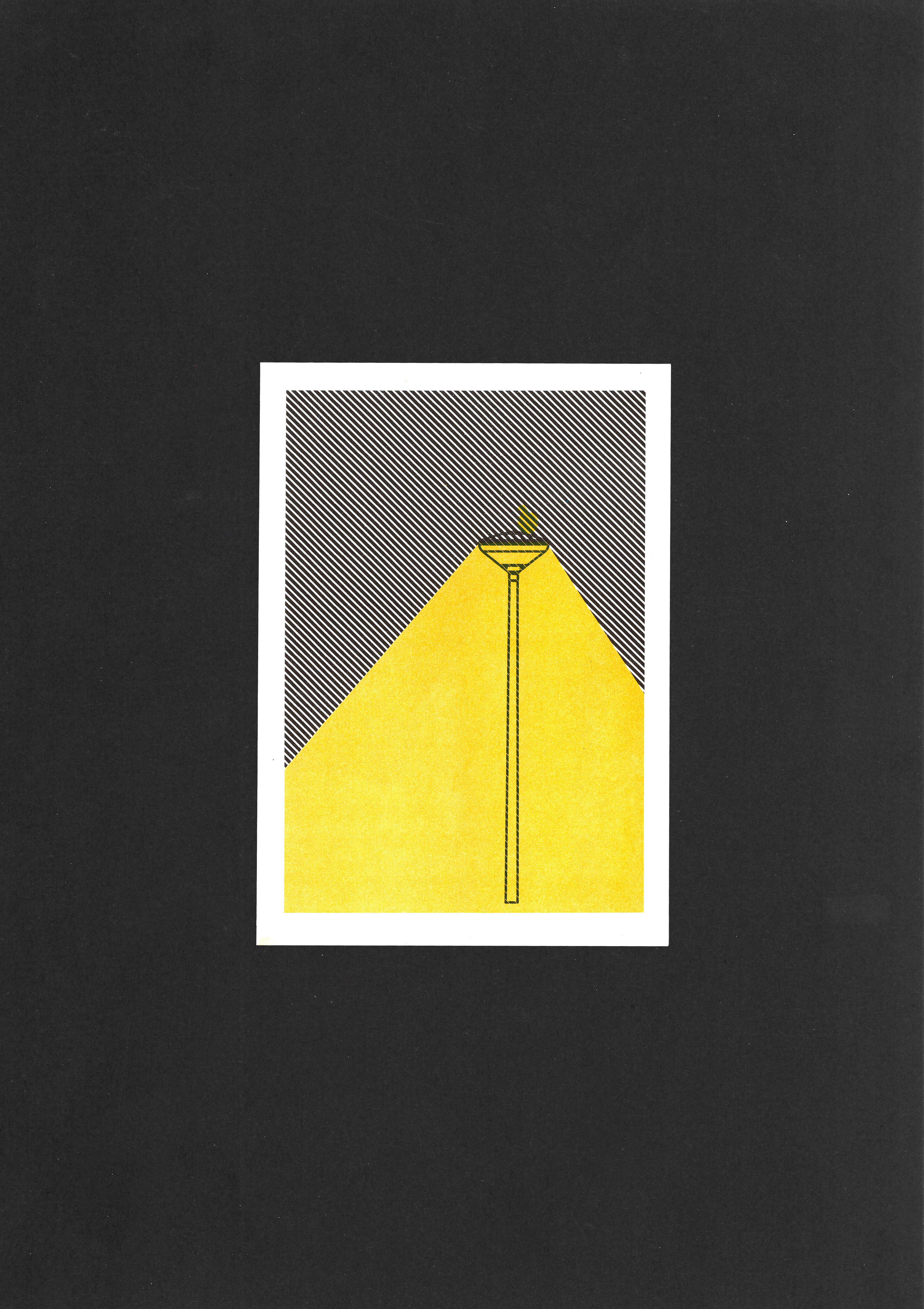 Risoprint A5 zwart en Sunflower