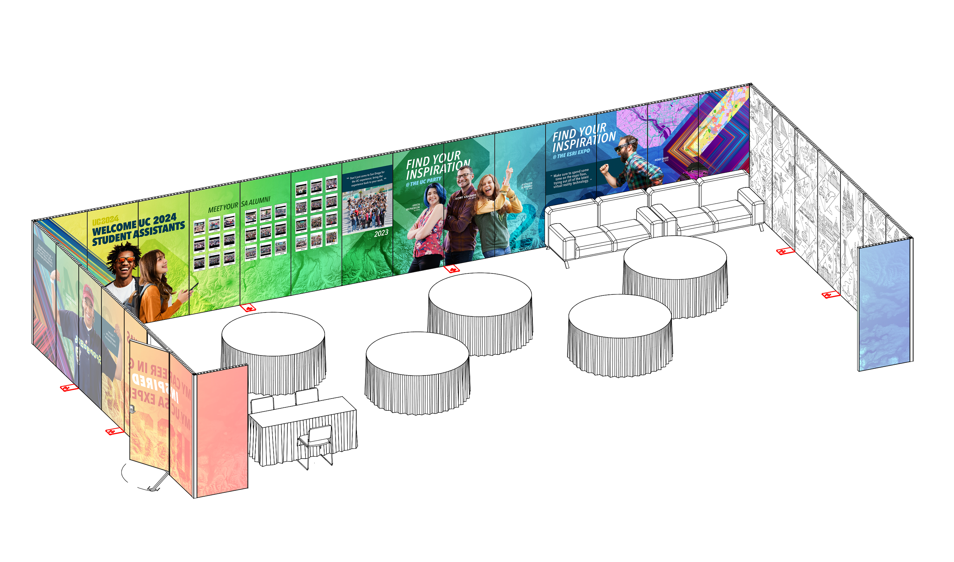 Esri UC 2024 Student Assistant Area (3D)