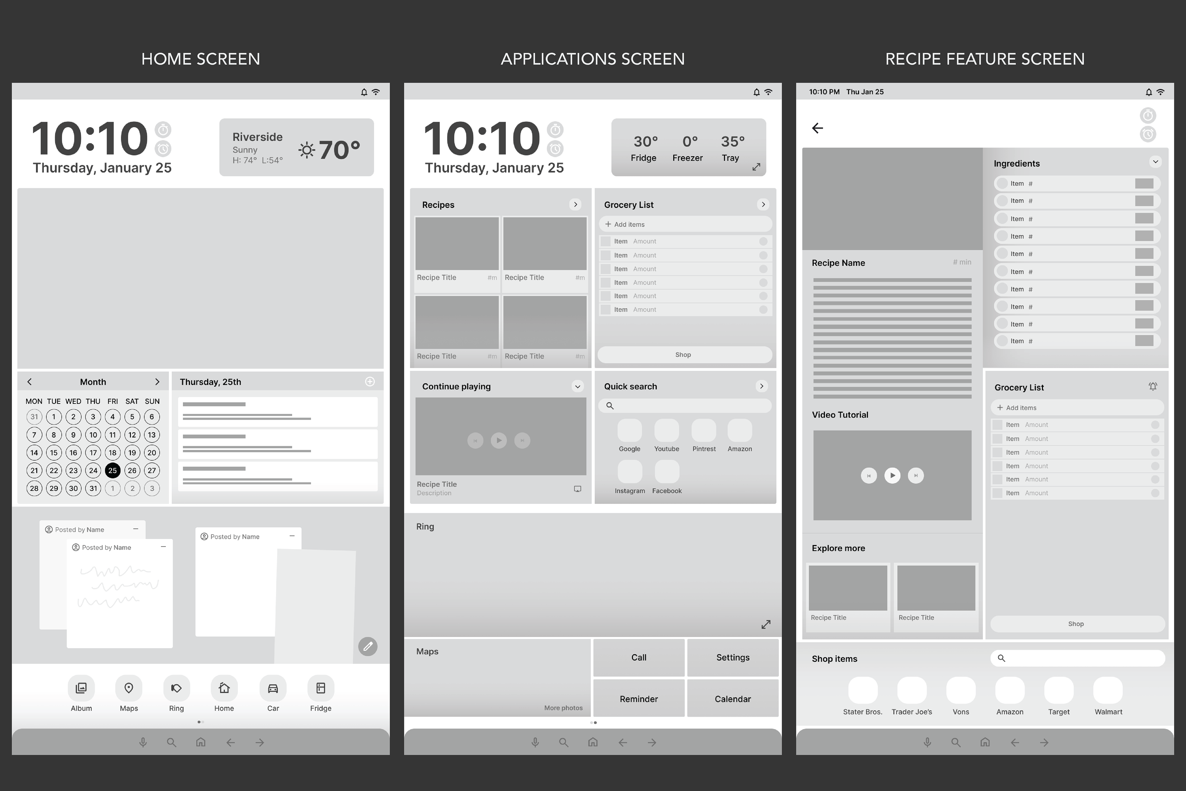 Wireframes