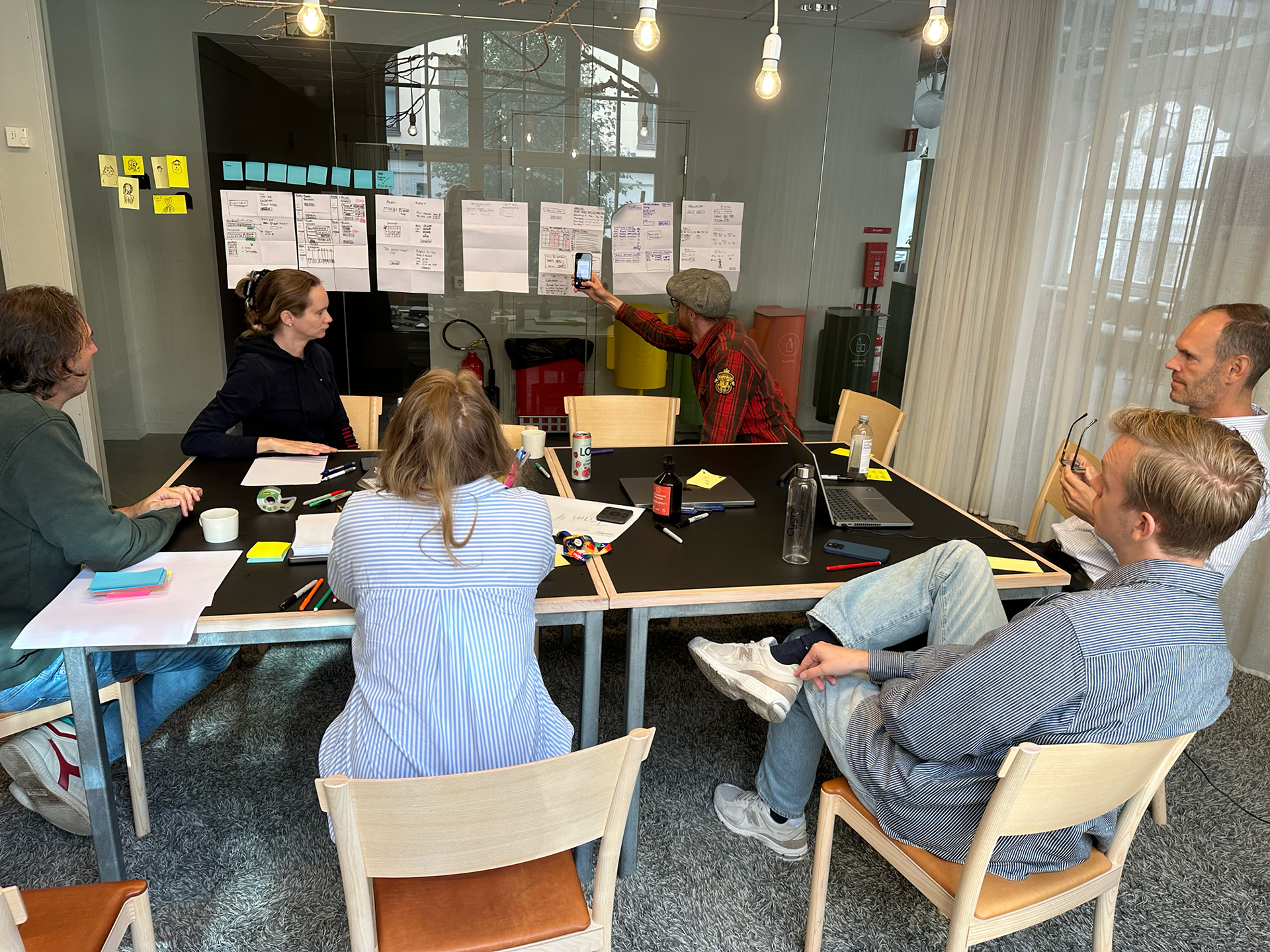 Group discussion after the Design Studio workshop