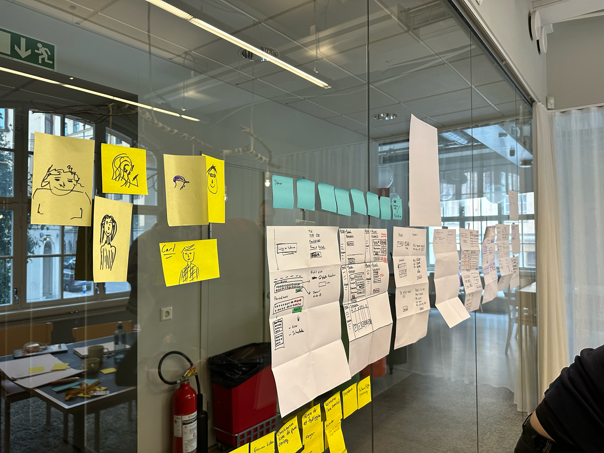 Sketches that participants have produced