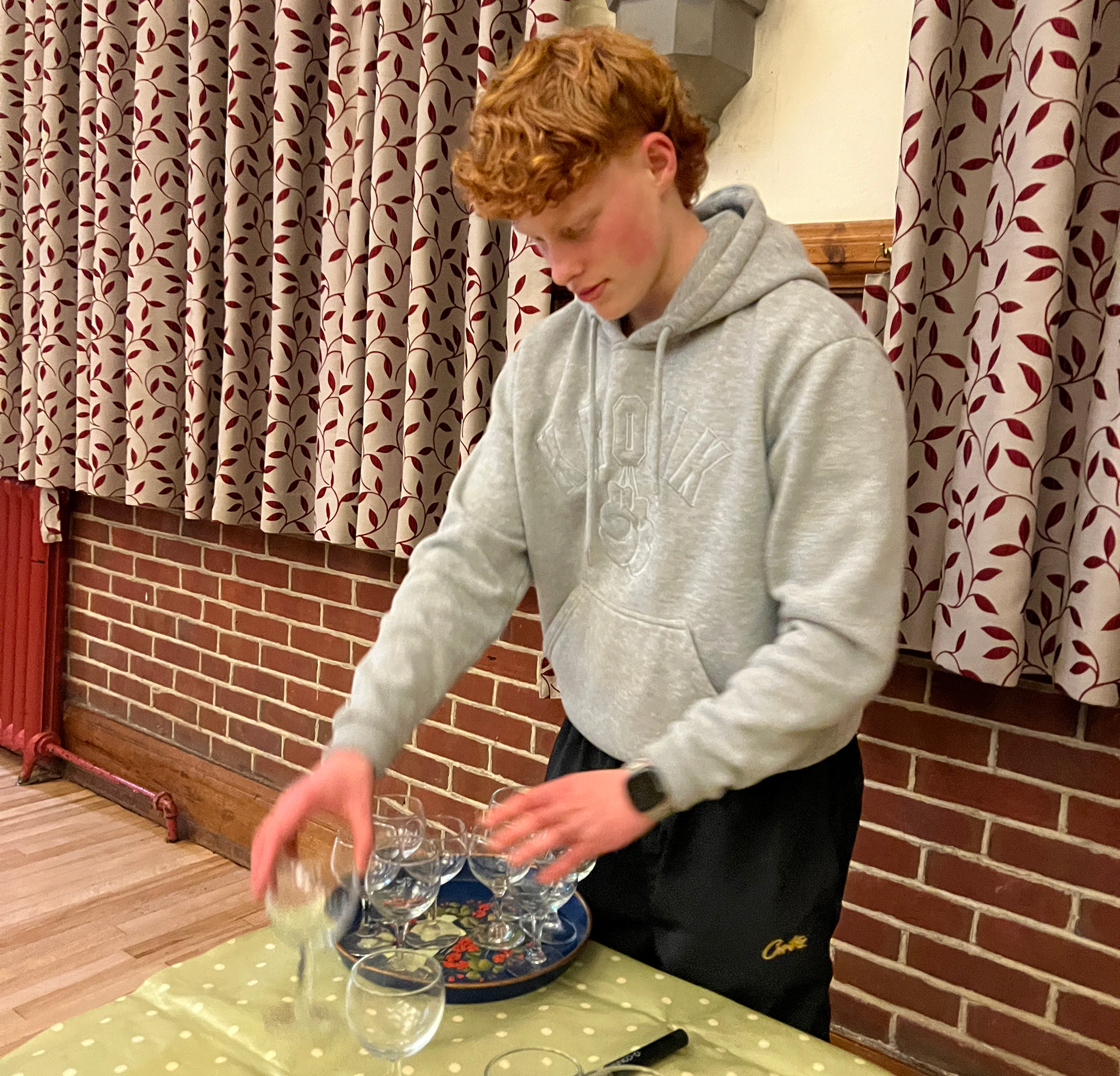 Our youngest volunteer!