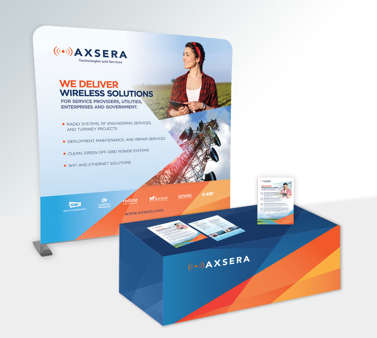 Pillowcase backdrop - 8 ft x 8 ft. Client : Axsera © Design DXM 2020