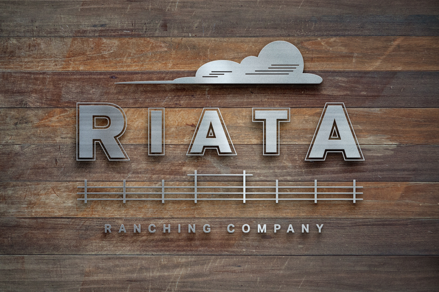 Logo application for Riata Ranch. © Design DXM