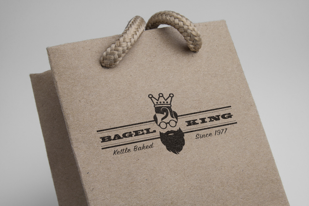Logo concept for Bagel King. © Design DXM.