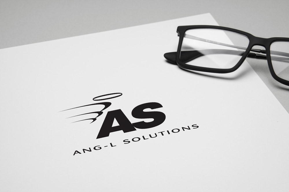 Logo design for ANG-L Solutions. © Design DXM.