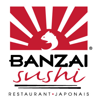 Logo design for Banzai Sushi (restaurant) © Design DXM