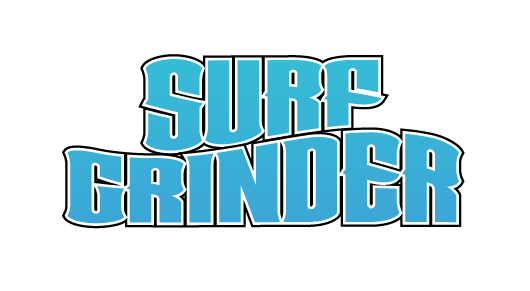 Surf Grinder logo design. Client : Surf Grinder (band). © Design DXM 2018
