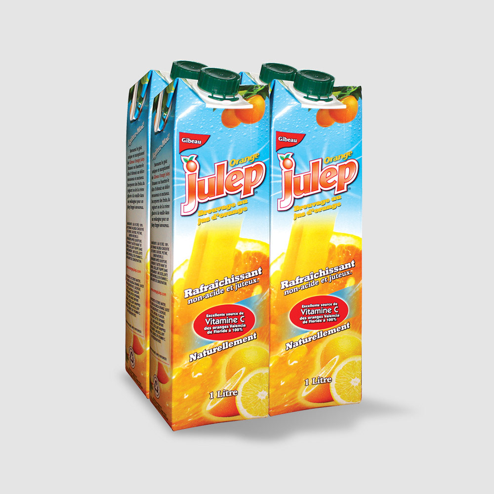 Orange Julep tetra packs. Client : Orange Julep. © 2014