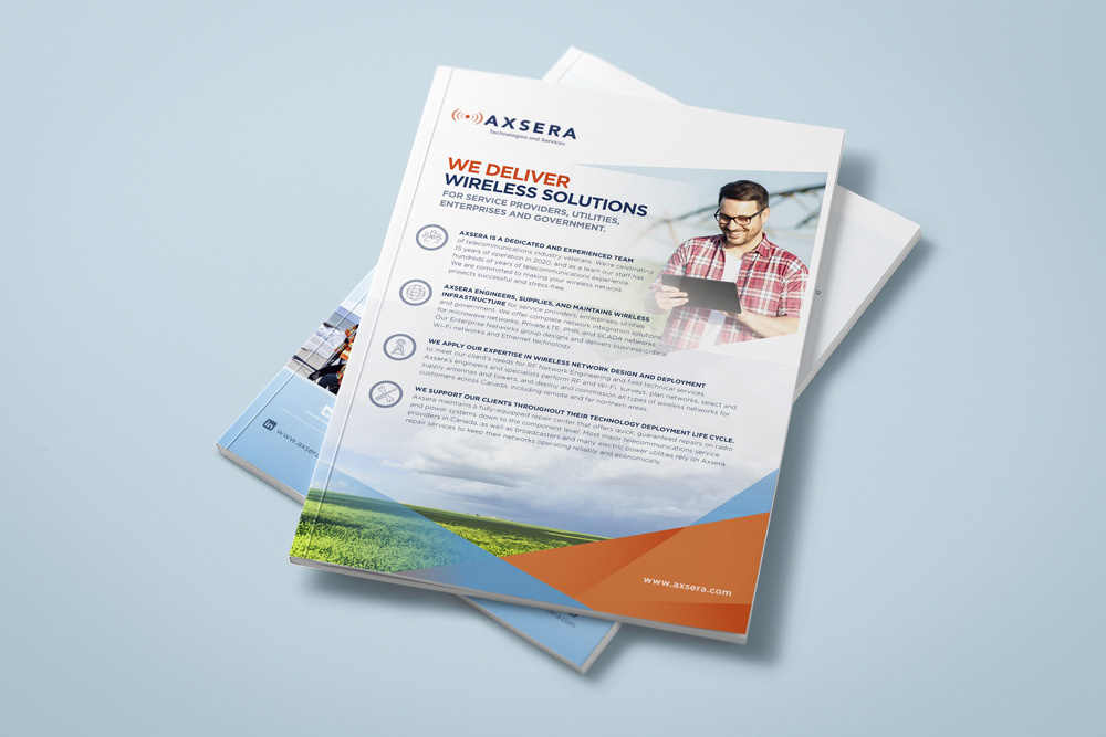 Soft cover brochure. © 2020 Client: Axsera
